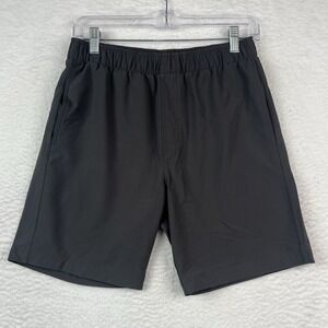 Olivers Apparel All Over Shorts Men's Small 7.5" Inseam Gray Nylon Performance